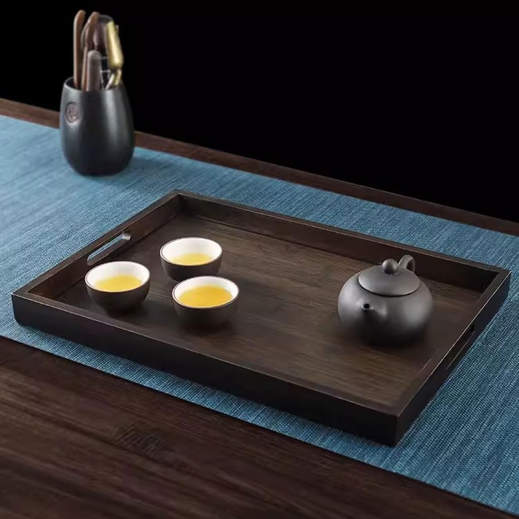 Bandejas Servir Comida Juego de té, Bandeja, Mesa Centro, pequeña, seco, Adecuada for la Sala Estar del hogar Mesa Cama | D