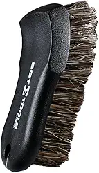 ESCOVA ULTRA MACIA CRINA DE CAVALO CABO ERGONOMICO