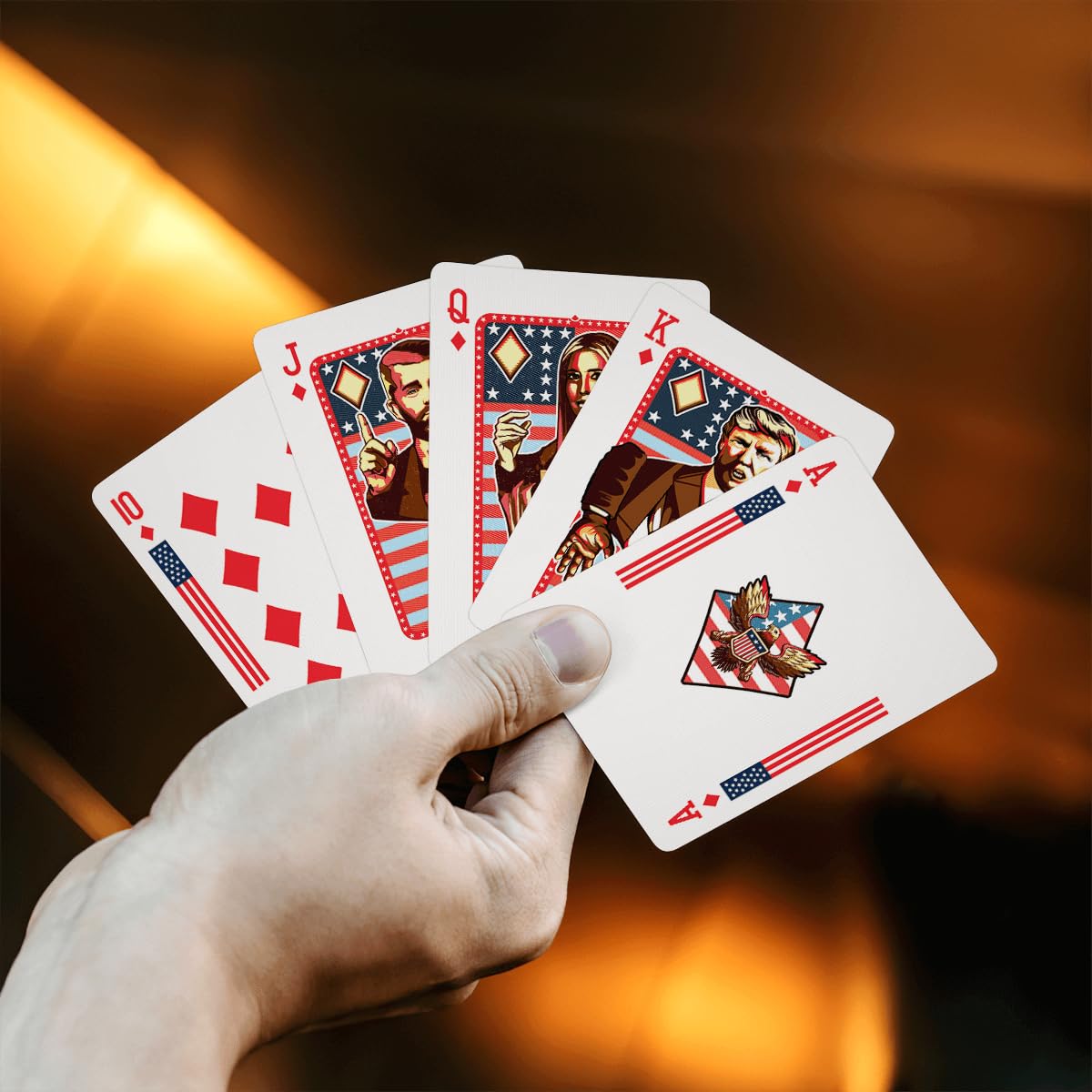 Amazon.com: HAAKUN Trump Power Playing Cards Trump Family