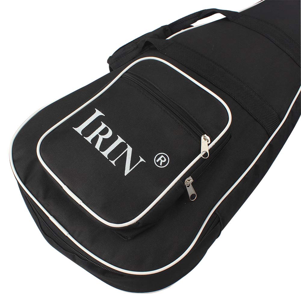 Funien Double Zippered Backpack for Mandolin Thicken Shoulder Gig Bag Case Frabic 28" * 11" Large Size 2 Pockets Durable Washable - Image 4
