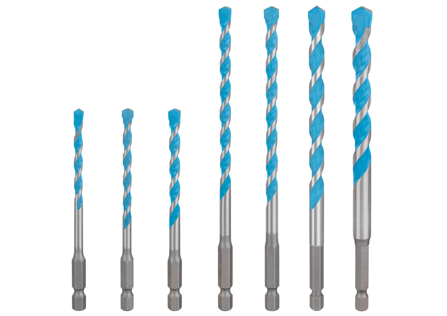 EXPERT HEX-9 Multi Construction Drill Bit 7pc set 5/5.5/6/6/7/8/10mm