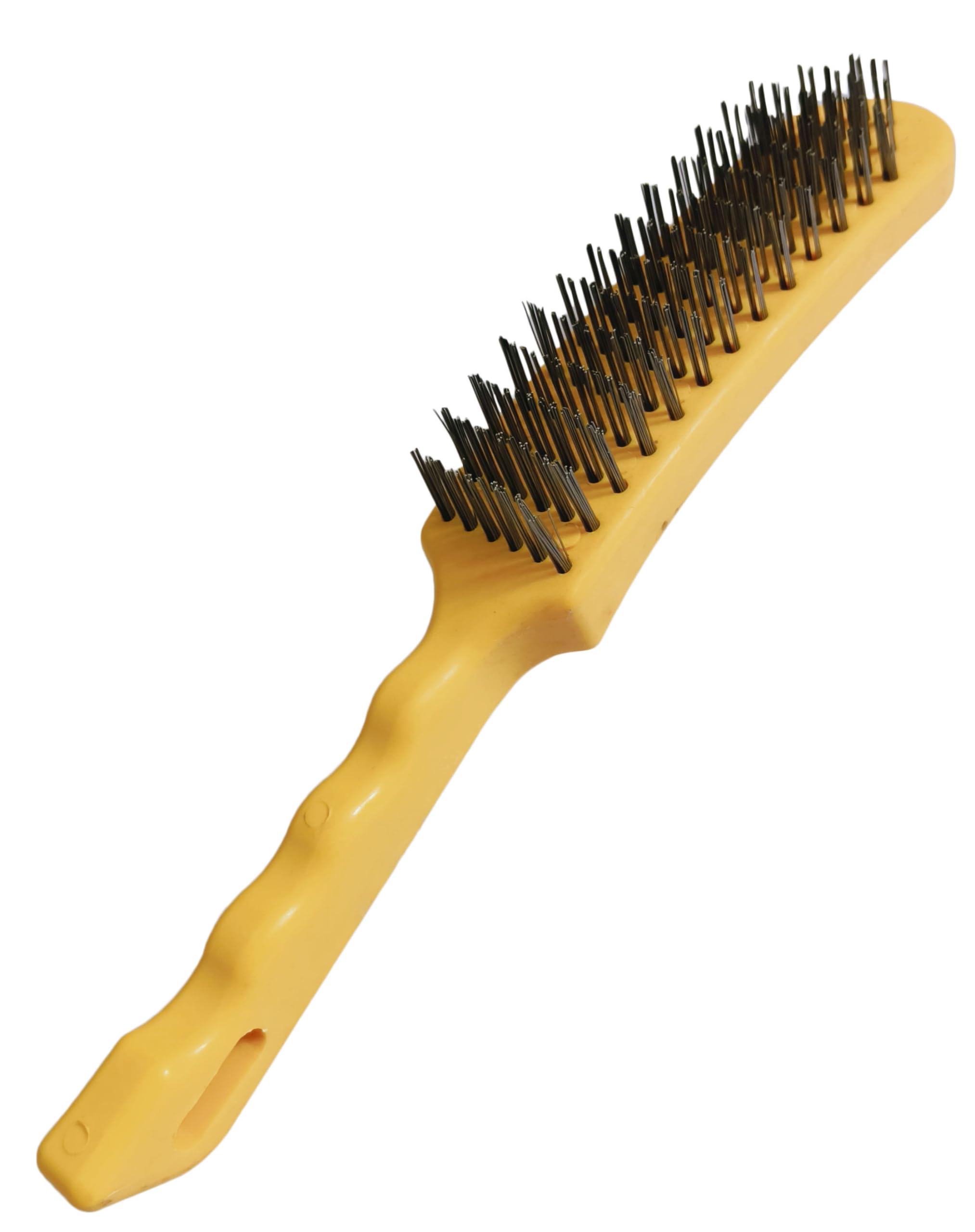 Inditrust Plastic Handle Carbon Steel Wire Hand Brush 10 inch length (3 PCS) (B0CW9N7BSW) Amazon Price History, Amazon Price Tracker