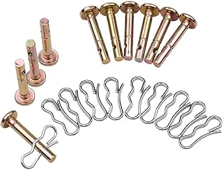 Pino de cisalhamento Pino dividido 20PCS limpa-neve Soprador de neve acessórios Tesoura Pino de substituição Pino de cisalhamento Ki r 738-04124 e 714-04040