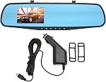 Mirror Dash Cam Backup Camera,1080P Front Dash Cam Rearview Mirror with 3.5 Inch Display, Loop Recording, Motion Detection, for Driving Car Parking