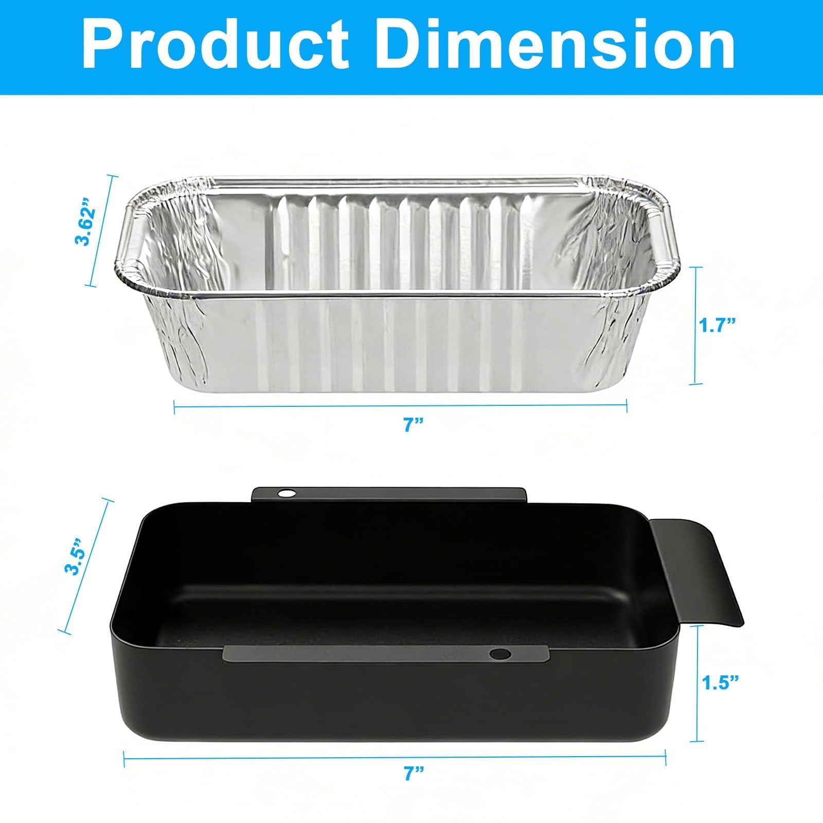Condition photo showing New/Like New for grease tray replacement with 10 pcs aluminum drip pans for charbroil performance 463331221 463365021 463448021 tru infrared 4-burner gas grill grease catcher pan for charbroil 9328812p06 g416-0015-w1