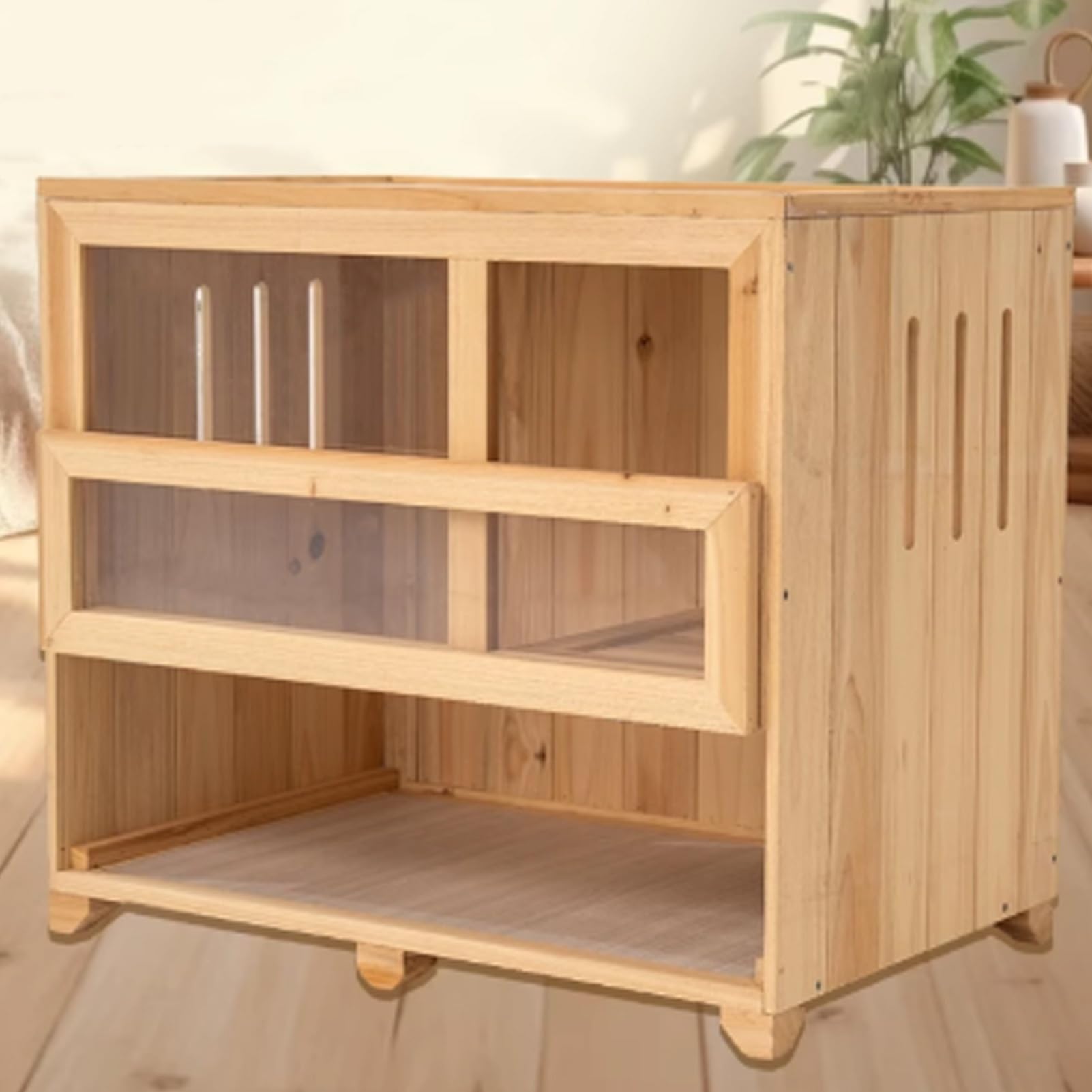 Muebles de baño para gatos con armario para ocultar la caja de arena de casa