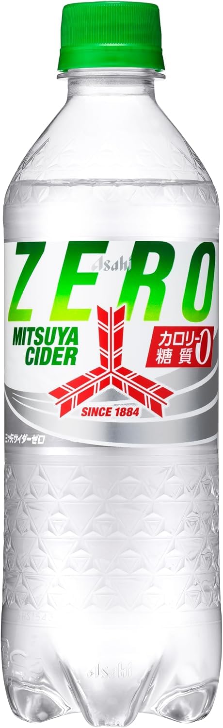 Amazon.com : ASAHI Mitsuya Cider Zero 16.9 fl.oz. (500ml) PET