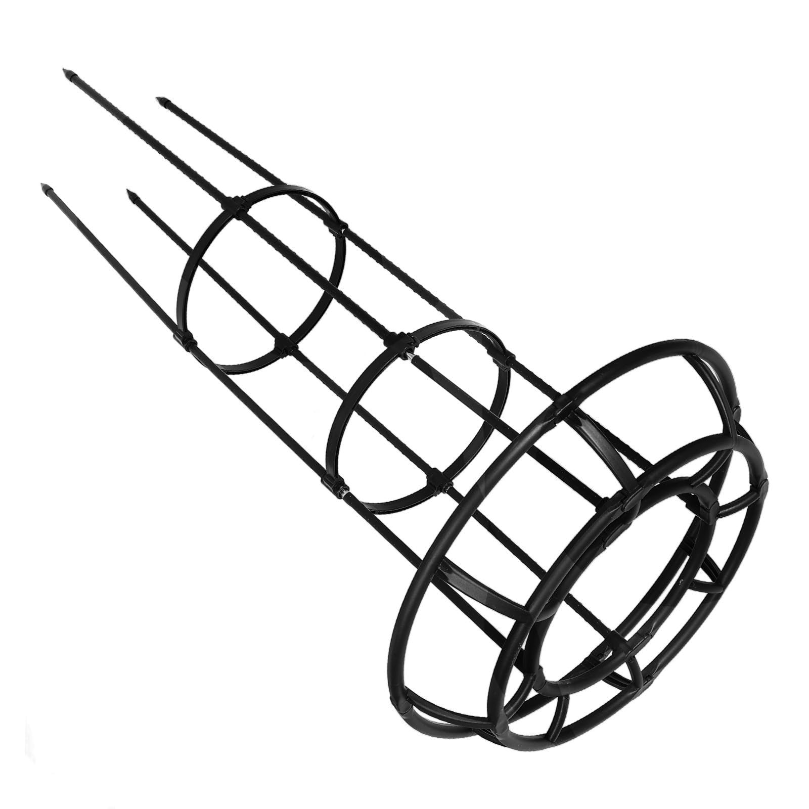ABOOFAN Enrejado para Plantas Soporte para Plantas Trepadoras Soporte para Flores Interior y Exterior Negro 25.4 Hierro Recubierto de Plástico y PP y Jardín