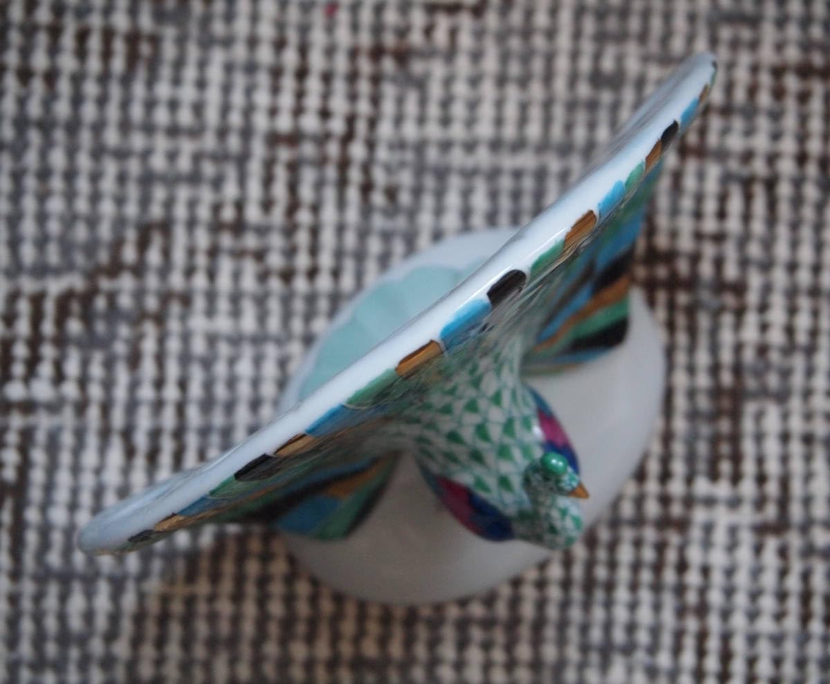 ヘレンド・フィギュリン 孔雀ピーコック