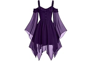 Plus Size Black Witch Dress