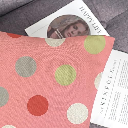 Miniatura 8 de 4TH Emotion TH188 - Juego de 4 fundas de almohada de Pascua de 18 x 18 pulgadas, diseño de conejito con texto en inglés Be Kind Rabbit, color rosa,