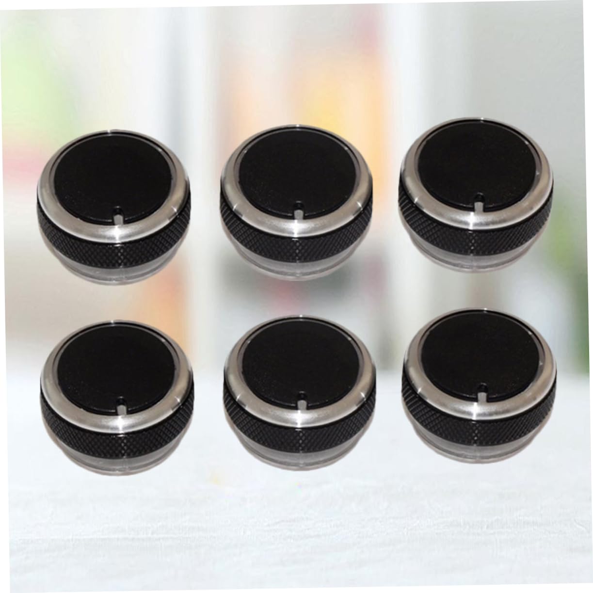 Zerodeko Air Conditioning Control Switch Knob for Easy Installation Durable Material Black Design Fits Focus Models