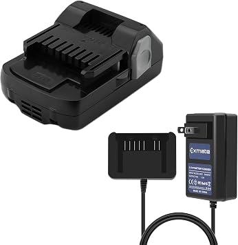 Exmate 18V 2.5Ah Battery with Charger for Hitachi 339782 BSL1830C BSL1815S BSL1815X BSL1830 330139 330557