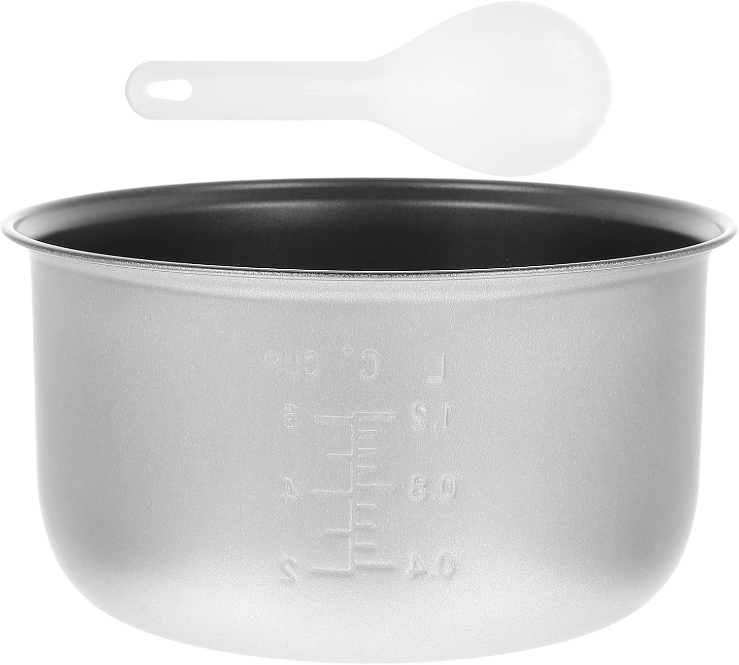 Operitacx Rice Cooker Inner Pot Stainless Steel Inner