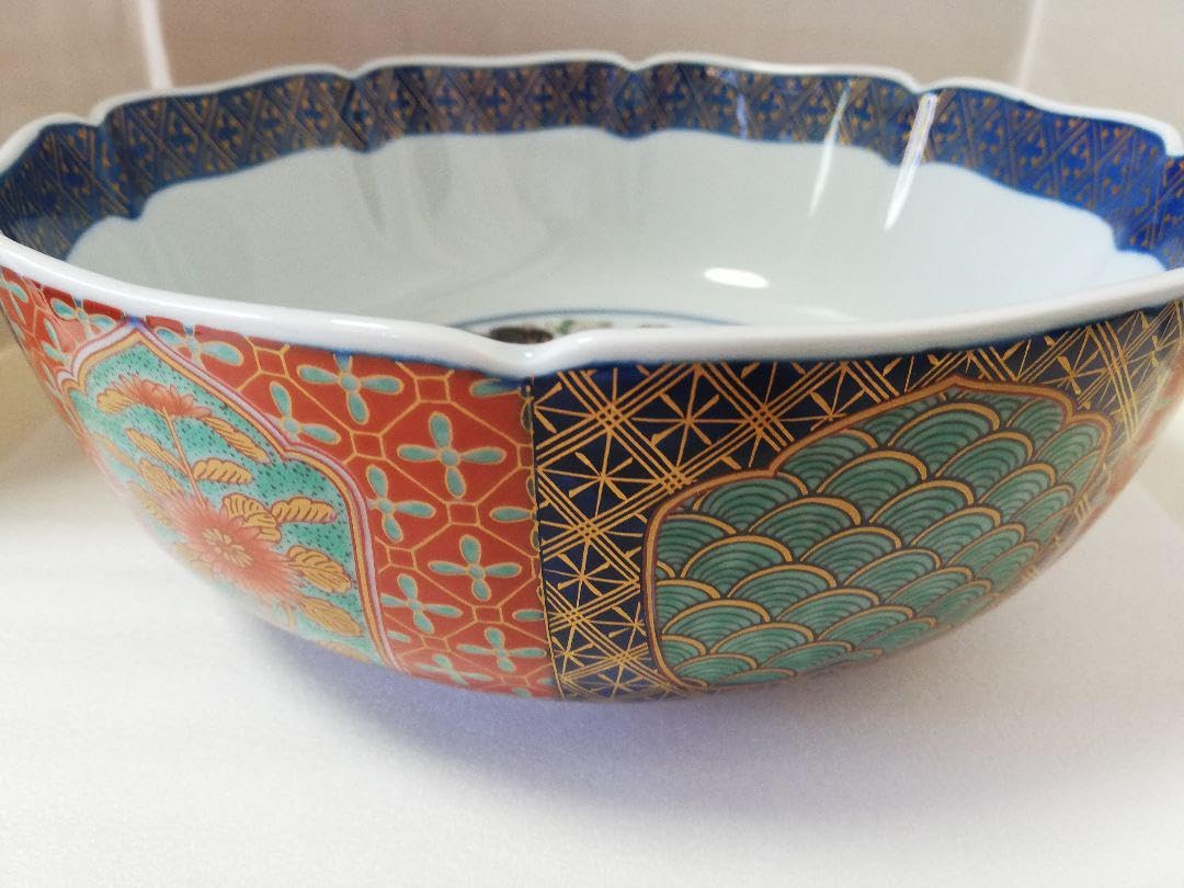 有田焼　幸楽作　染錦小紋絵小鉢揃 有田焼 徳幸窯＞錦赤金青十草角小鉢 | 商品詳細 | 高島屋