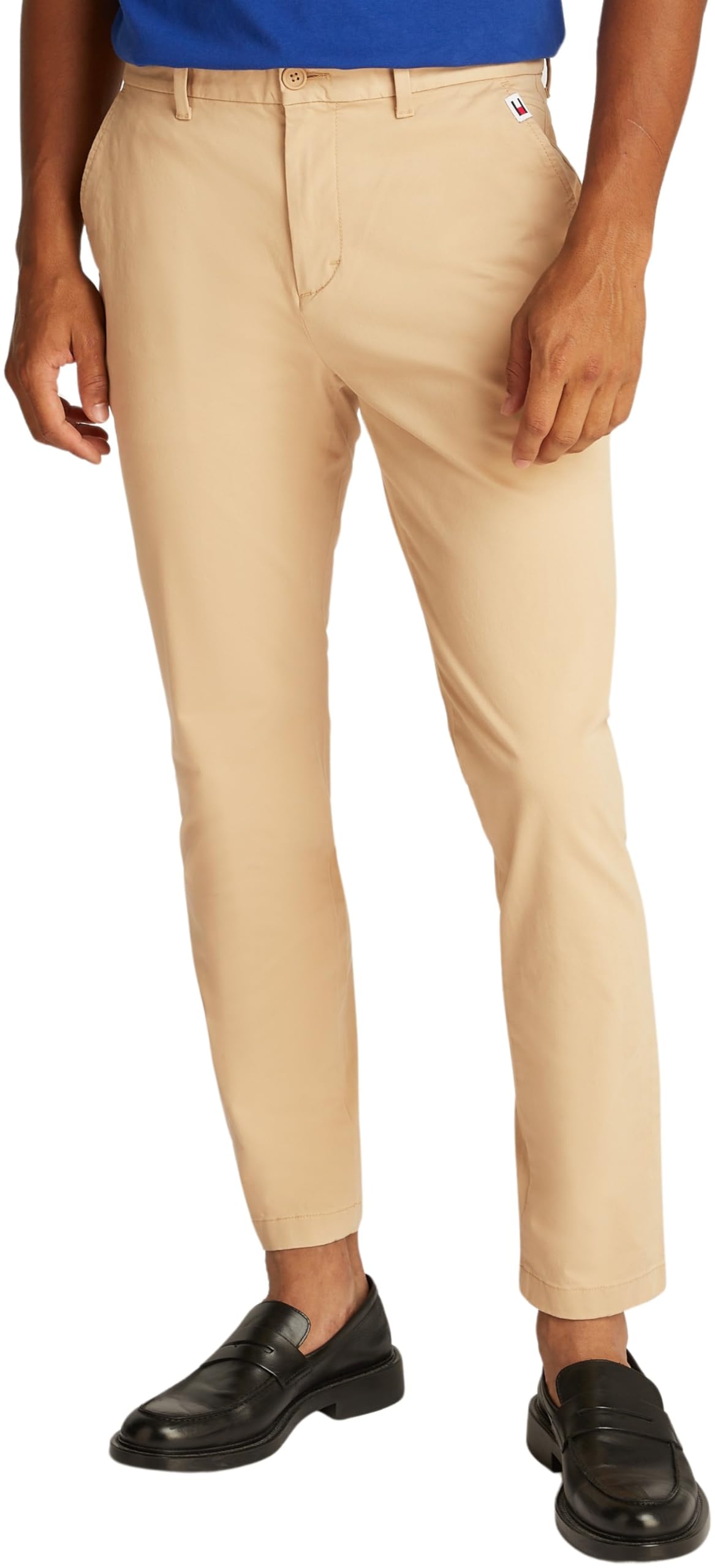 Tommy Jeans Herren Chino Hose Austin Stretch, Beige (Gentle Gold), 34W/30L