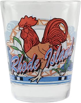 World By Shotglass Rhode Island 3 View Shot Glass