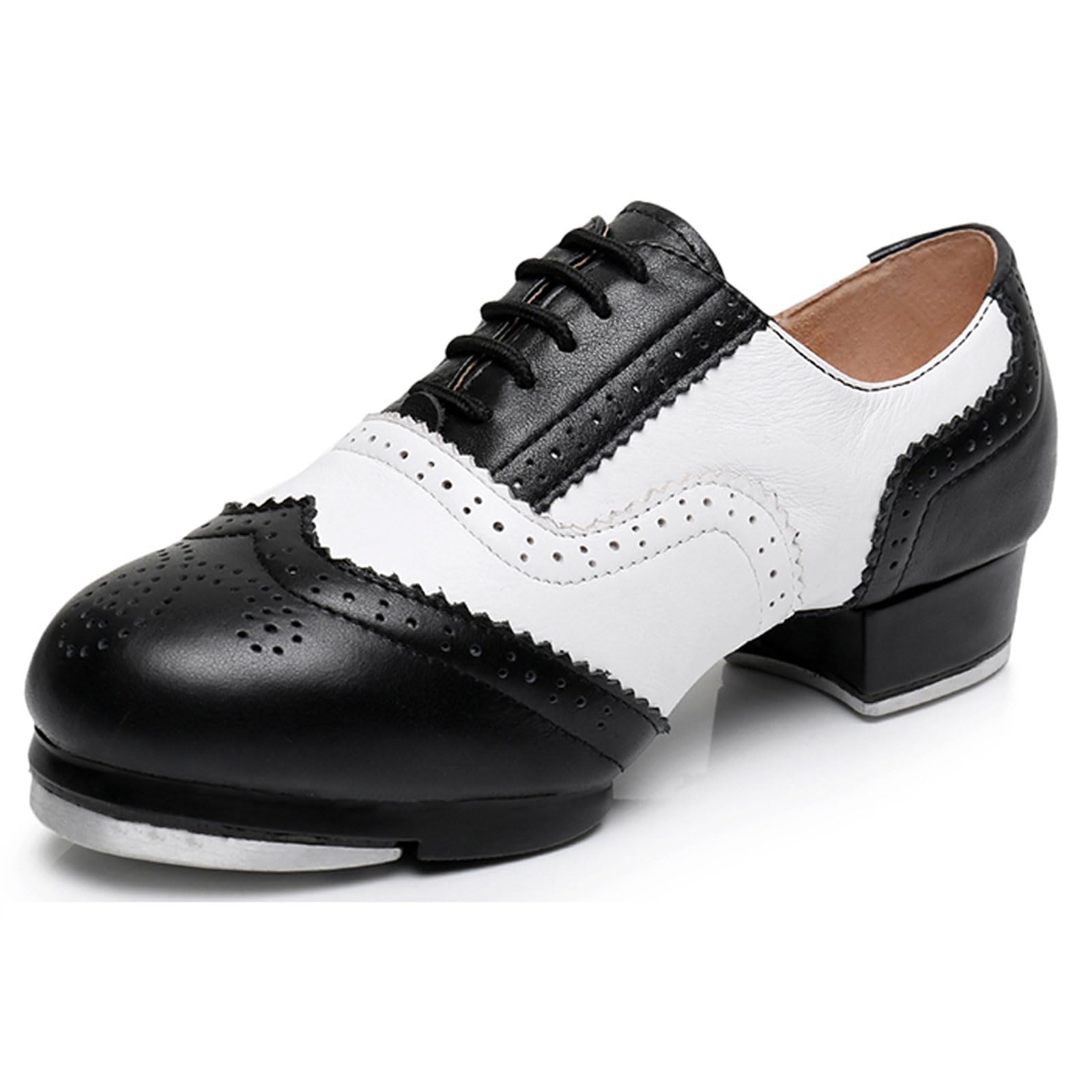 SerendipitousWhisper Tap Dance Shoes,Easy Strap Tap Dance Shoes,Comfortable Retro Style,Tap Shoes For Men And Women For Everyday Training And Performance