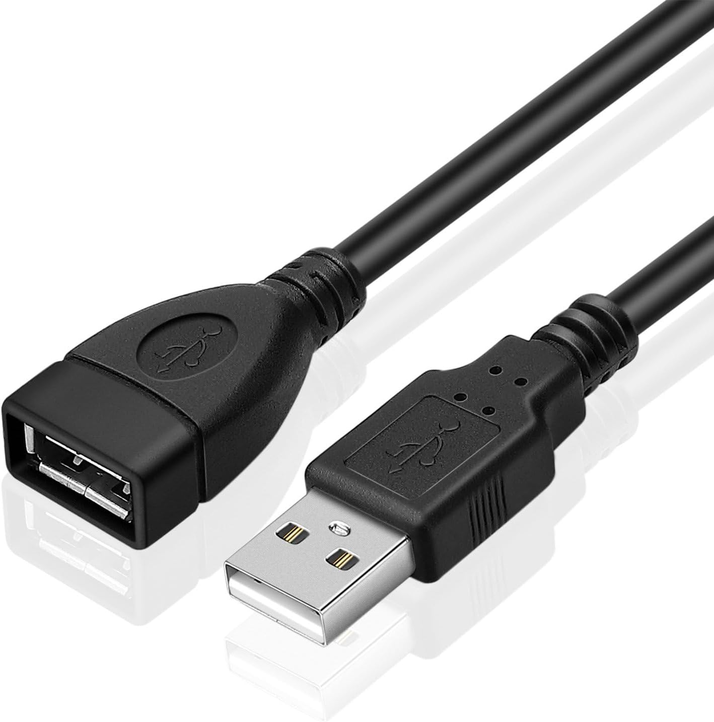 USB Charger Cable & Extension Compatible With for JLab Go Ai Pop/Sport, JLab Epic Air an/Sport ANC, JLab JBuds Air/Sport/Executive/ANC/Play Gaming/Pro Wireless Bluetooth Earbuds Case Charging Cord