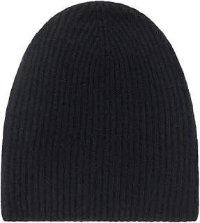 Signature Cashmere Ribbed Beanie, Beanie Hat Unisex - Adulto