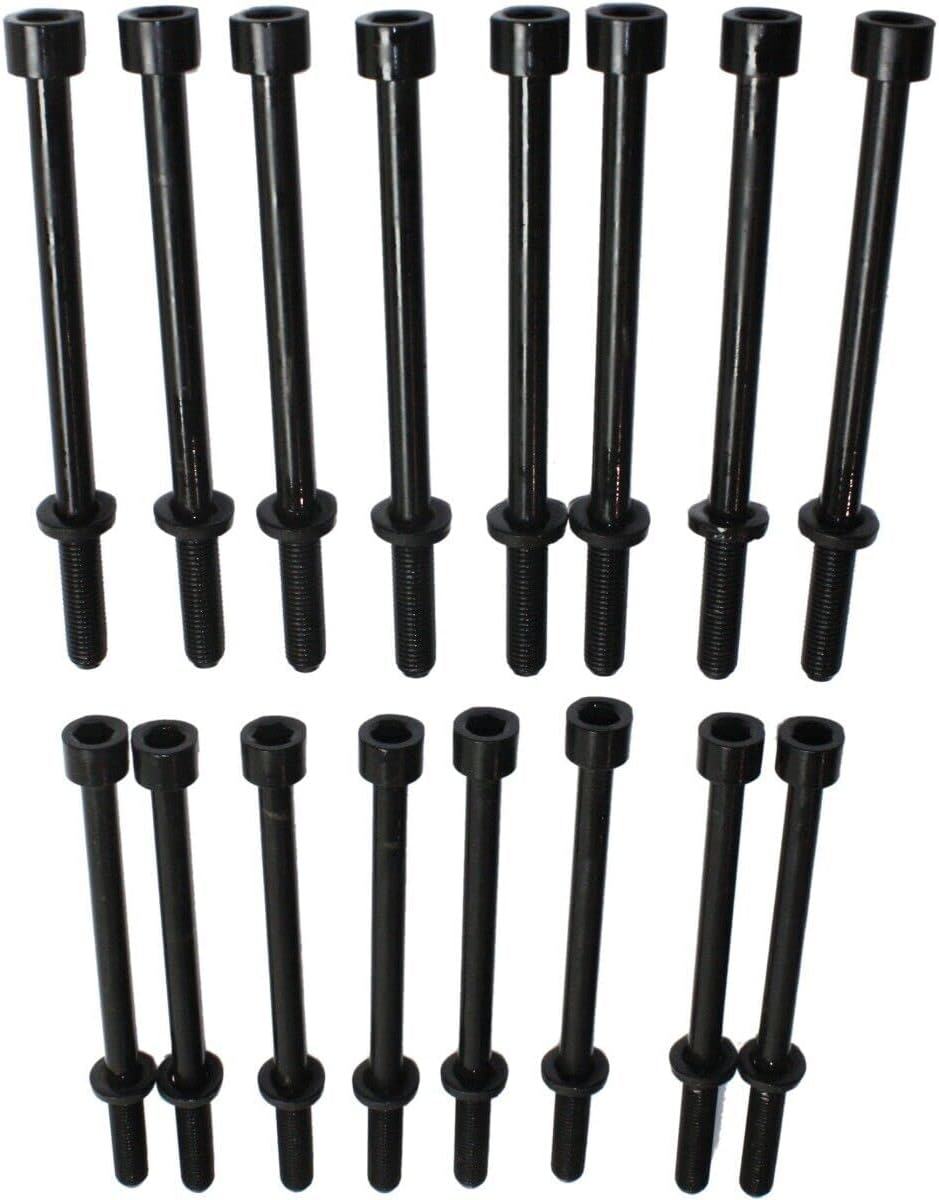 Replacement Cylinder Head Bolts Set of 16 for Isuzu Rodeo Trooper Honda Passport Amigo Axiom