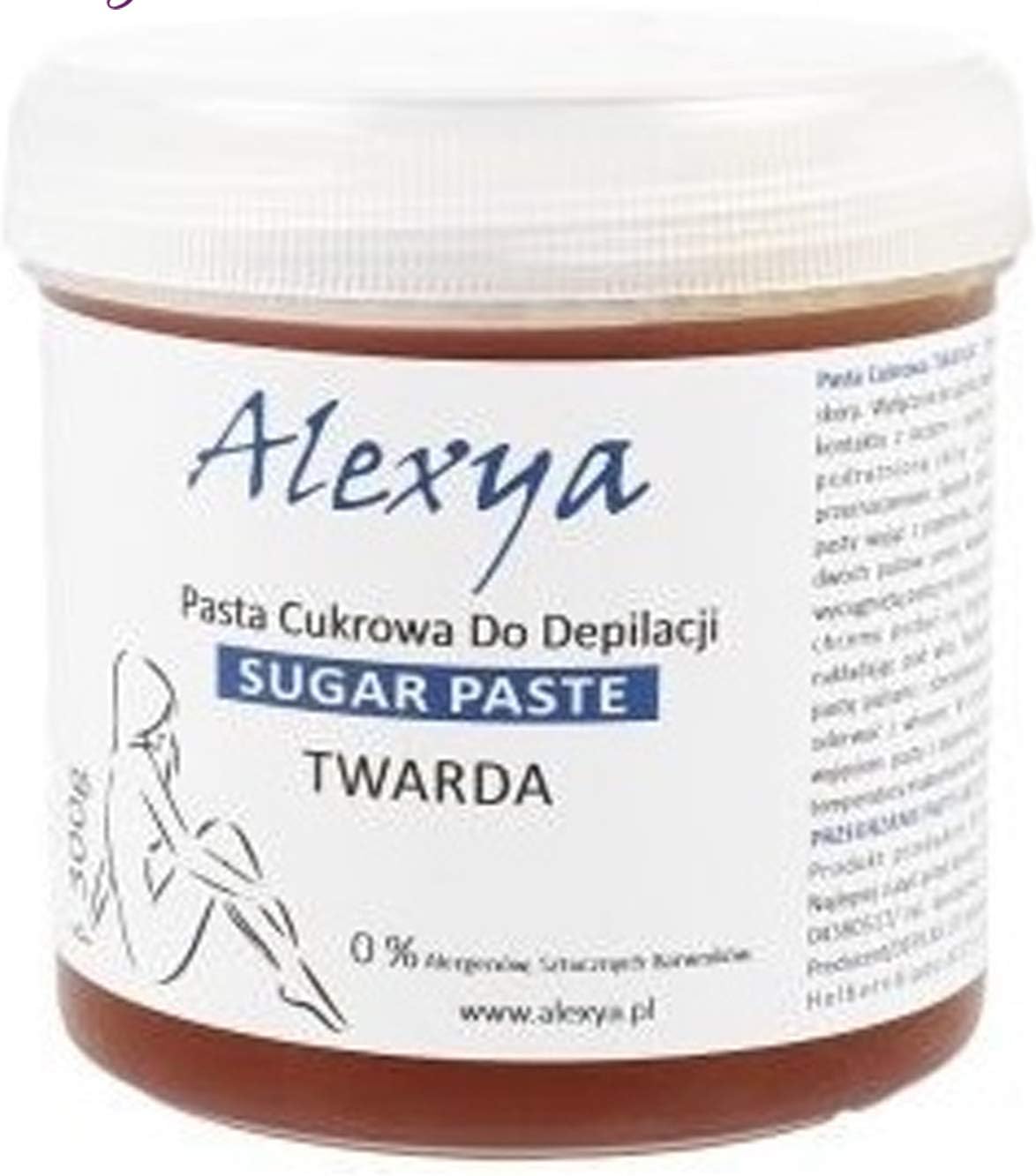 ALEXYA HARD SUGAR PASTE HAIR REMOVAL DEPILATION SUGARING WAX 300g