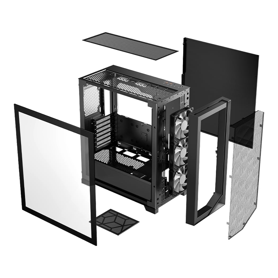 Amazon.com: PCCOOLER CPS C3D510 High Airflow PC Case Mid Tower