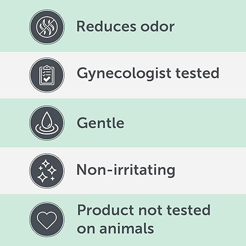 Miniatura 6 de Summer's Eve Ducha femenina, reducción completa de olores limpia con complejo de ácido bórico, 2 unidades, 4.5 onzas cada una