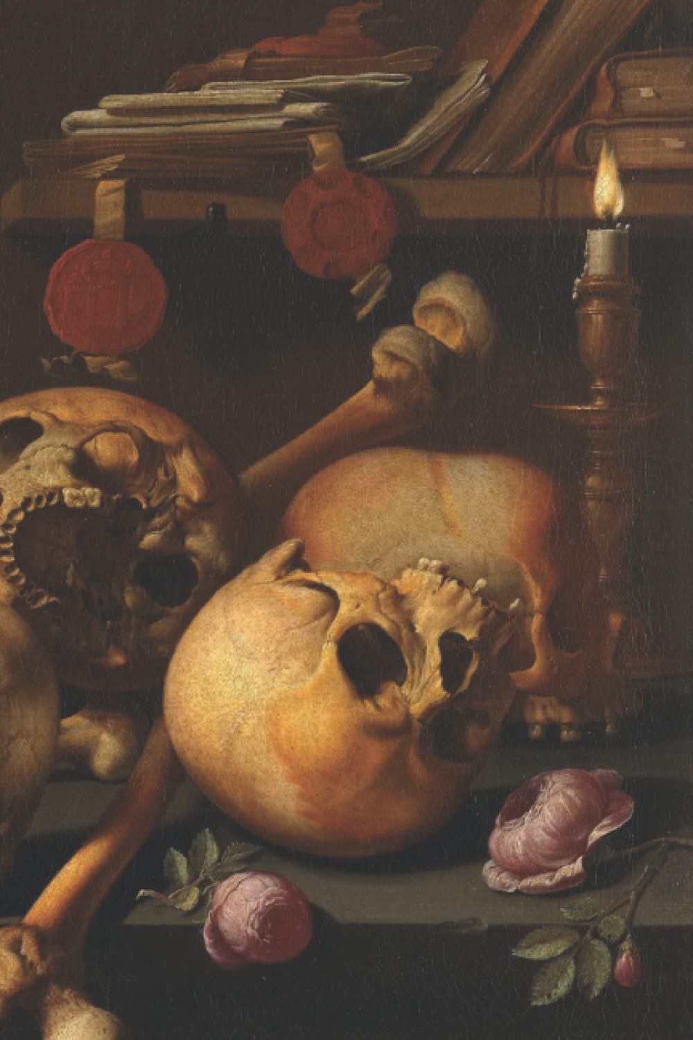 Journal (blank journal with 80 numbered pages featuring Vanitas Still Life by Aelbert Jansz. van der Schoor)