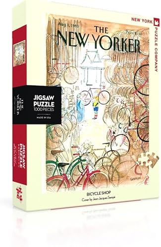 Miniatura 2 de New York Puzzle Company - New Yorker Bicycle Shop - Rompecabezas de 1000 piezas