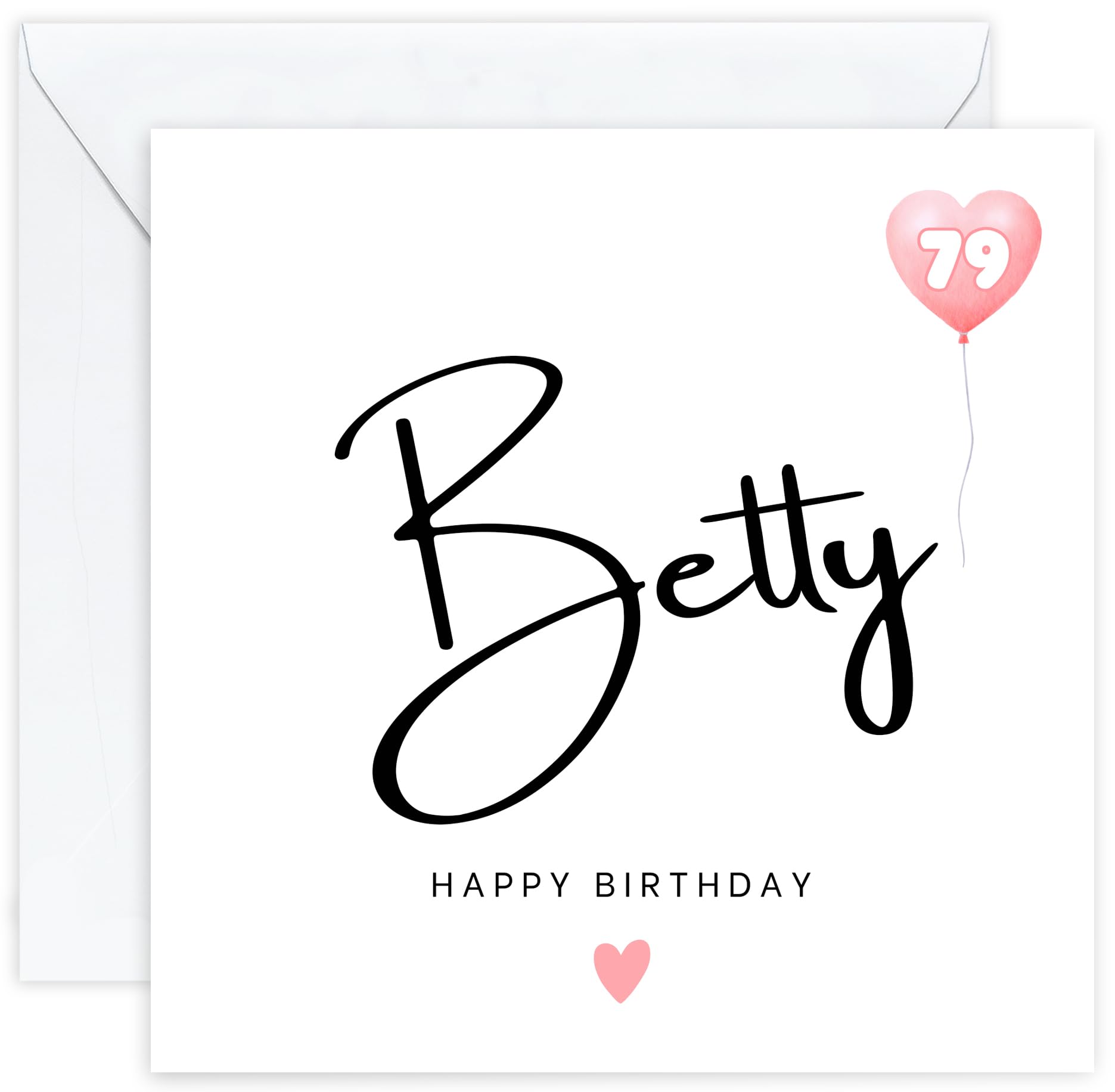 Personalised 79th Birthday Card – Seventy-Ninth Birthday Card for Seventy-Nine 79 Year Old Women – Custom Unique | Mother | Sister | Aunt | Her | Female | Woman | Mum | Wife | Gran | Nan (Age 79) — image 1