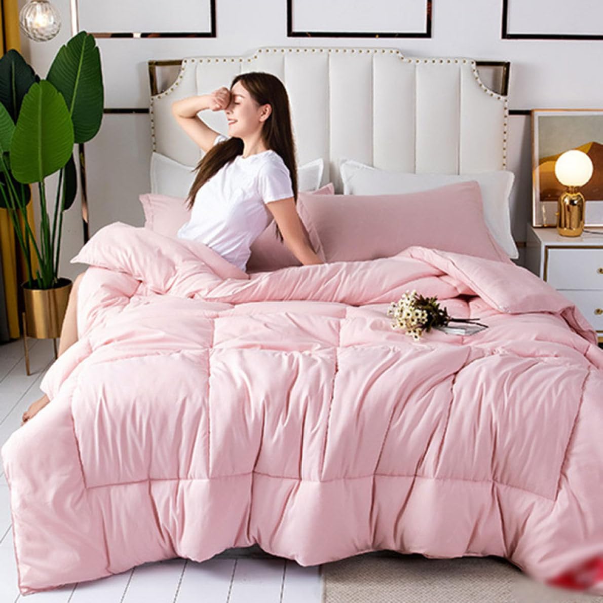 掛け布団 7点セット ピンク 海外クイーンサイズ Laurel 7 Ⓣ 掛け布団 7点セット ピンク 海外クイーンサイズ Laurel 7 Ⓣ