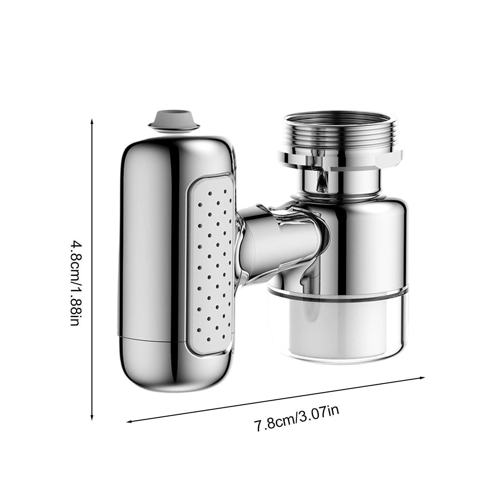 Rotierender Wasserhahn-Verlängerer – 1080-Grad-Wasserhahn-Adapter, Aufsatzfilter, Spülbeckenverlängerung Mit Vier Modi, Gesichtsnebelspray | Langlebiger Wasserhahn-Verlängerer Für Die Wohnung, Dusche,