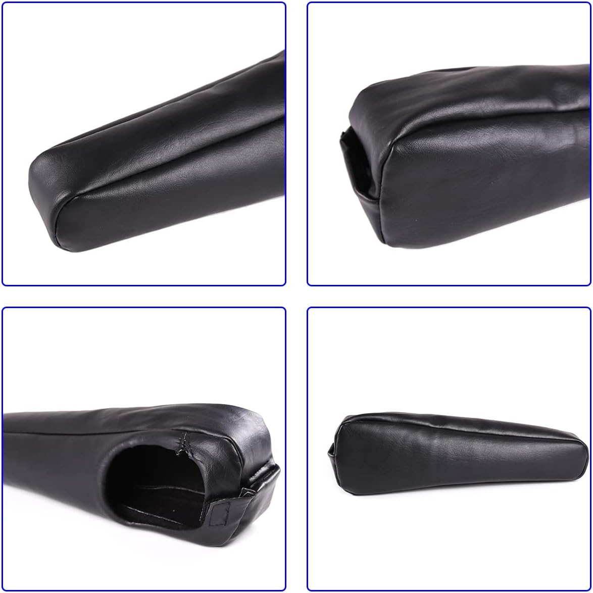 Fit for Toyota FJ Cruiser 2007-2021 Driver Armrest Cover, Left Seat Side Armrest Cover, Leather Seat Side Armrest Cover Protection Accessories, 1 PCS (Leather-Left)