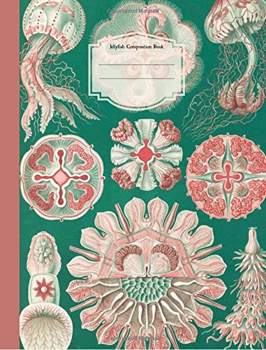 Jellyfish Composition Book: Notebook:Graph Paper 5x5: Composition Book for College or School,Graph Paper:5x5 Quad Rule,Squared Paper, Student Exercise ... Life,Biological Sciences,Nature,Green,Pink