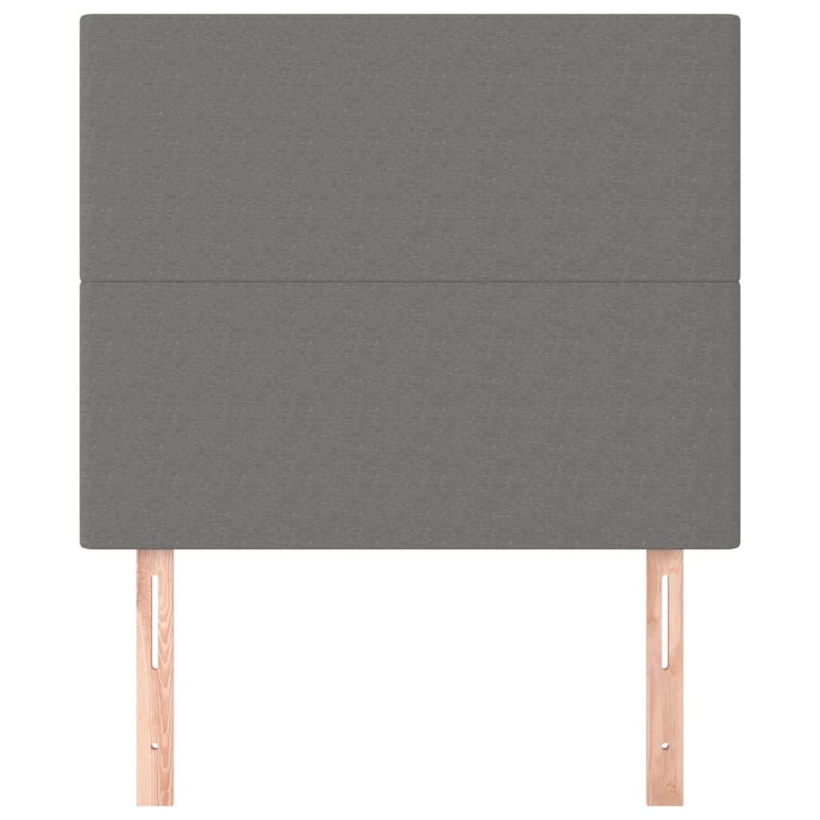 Cabeceros 2 Unidades, Cabezal De Cama, Cabezales Dormitorios Modernos, Cabecera para Cama, Cabeceira Cama, de Tela Gris Oscuro 100x5x78/88 cm