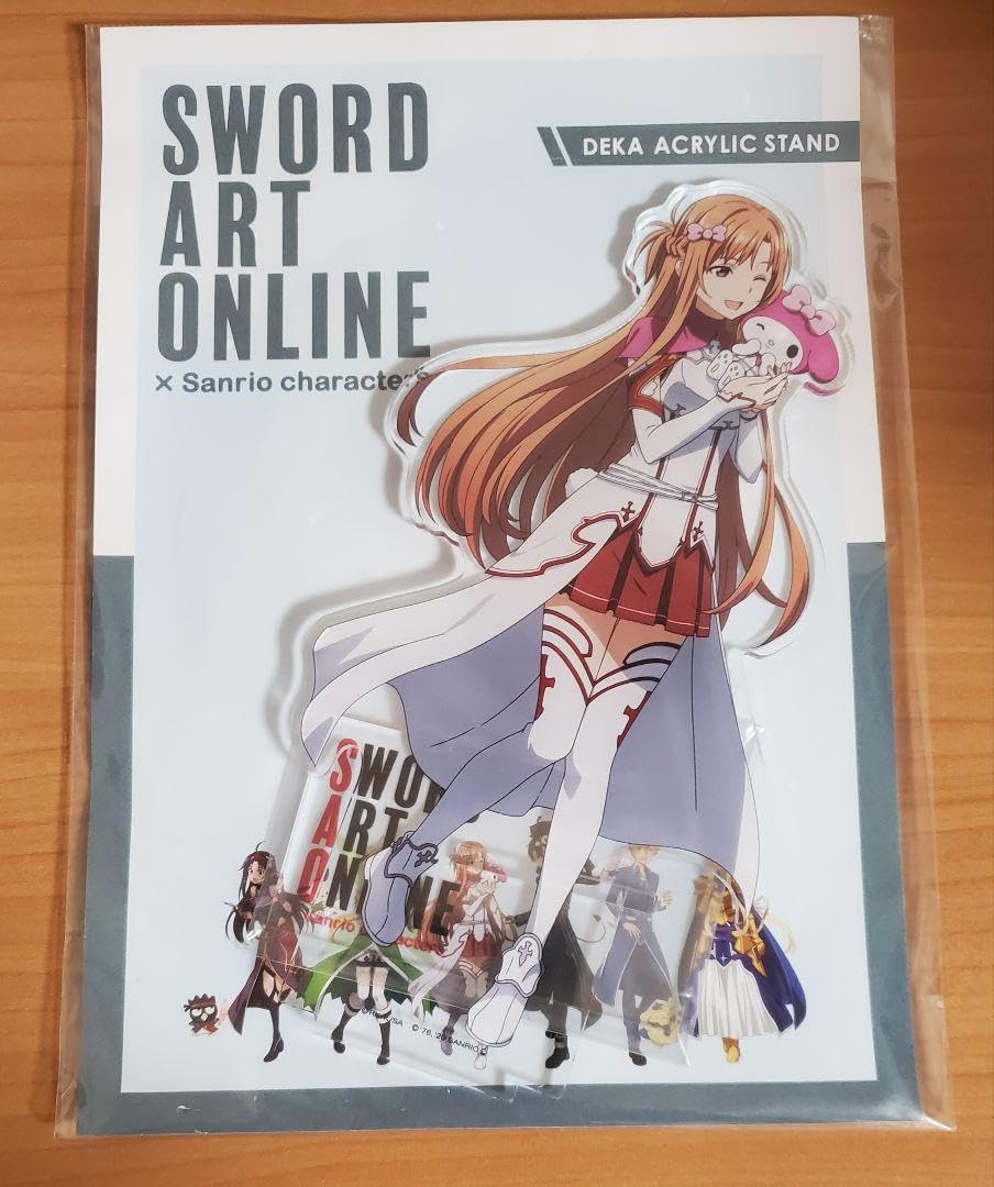 ソードアート・オンライン サンリオコラボ アクリルスタンド アスナ ソードアート・オンライン』全高約80センチのアスナの特大両面