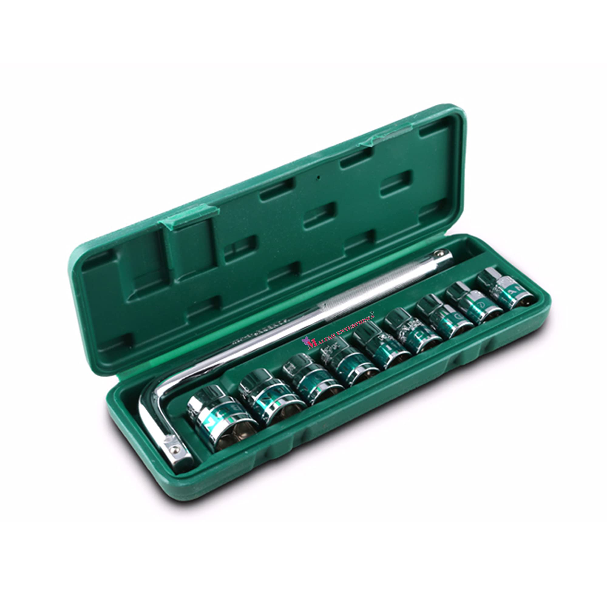 Malfah Socket Wrench Spanner Set Bike/automobiles/car Repair Tool Box Hand Tool 112110 Hanbon