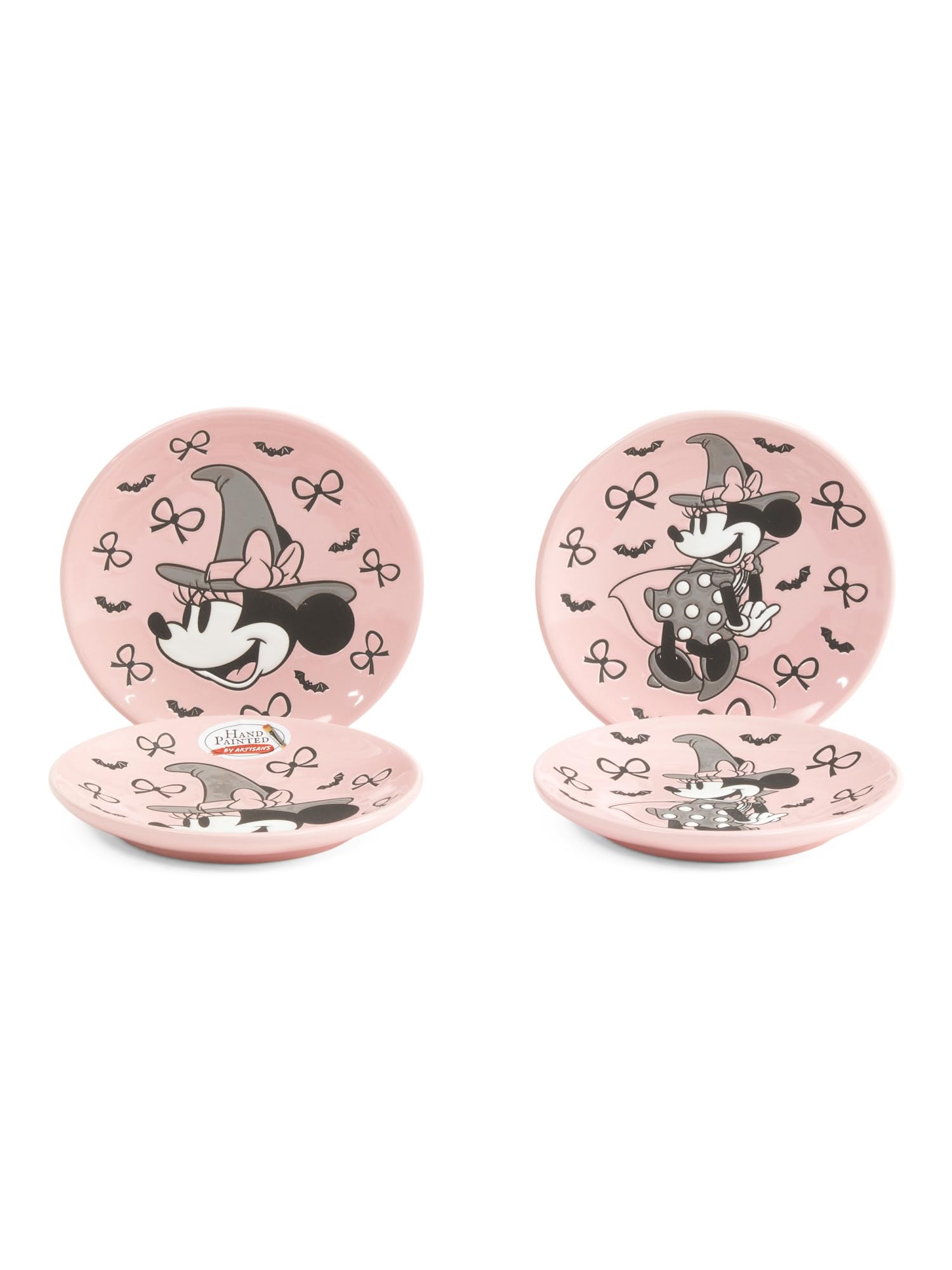 Amazon.com | Zrike Brands Minnie Pink Witch Ceramic Appetizer