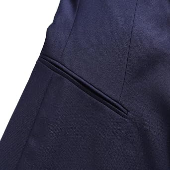 Mens Business Casual Suit Three Piece Outfit Formal Set Classic Workwear Slim Fit Apparel
