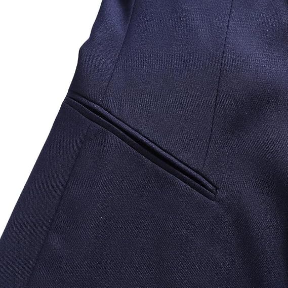 Mens Business Casual Suit Three Piece Outfit Formal Set Classic Workwear Slim Fit Apparel