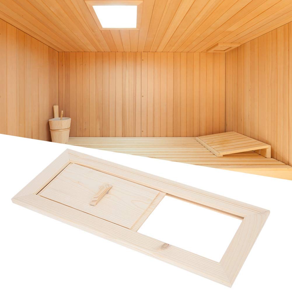 Fdit1 Hemlock Sauna Air Vent Panel Pannello di Ventilazione Sauna Room Air Gril Equipment Accessori per Sauna
