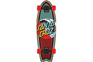 Santa Cruz Cruiser Skateboard Classic Wave Splice: 8.8 x 27.7