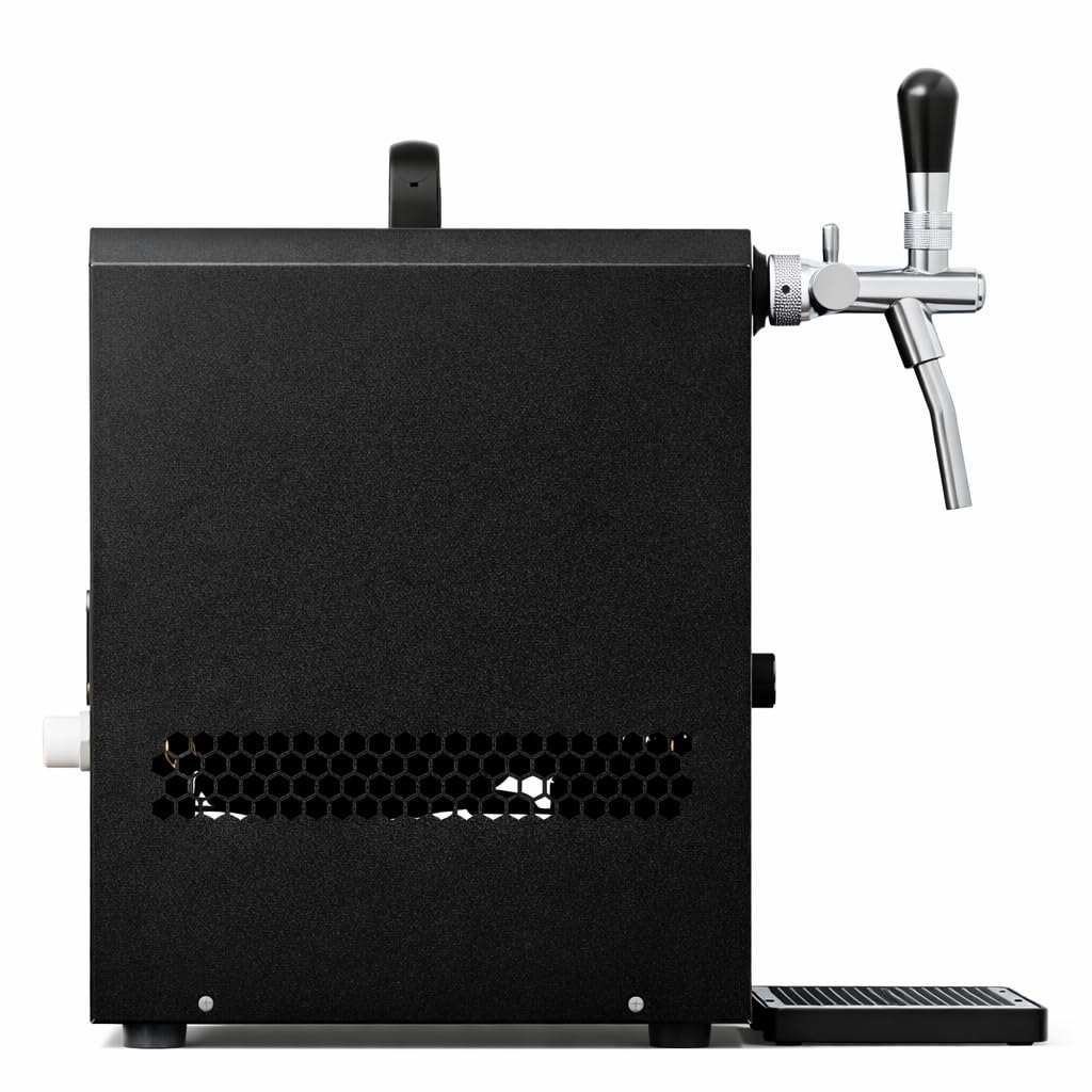 Zapfanlage Edelstahl 35 L/h von UPC Komplettset mit CO², Uhr, Schläuchen und Keg Flachkeg(A) 2kg + Reinigungsset