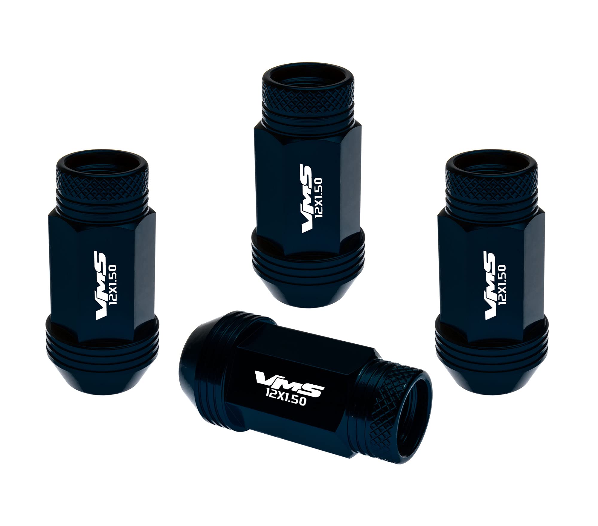 Amazon.com: VMS RACING 12x1.5 20PC Piece Black Anodized 44mm Long