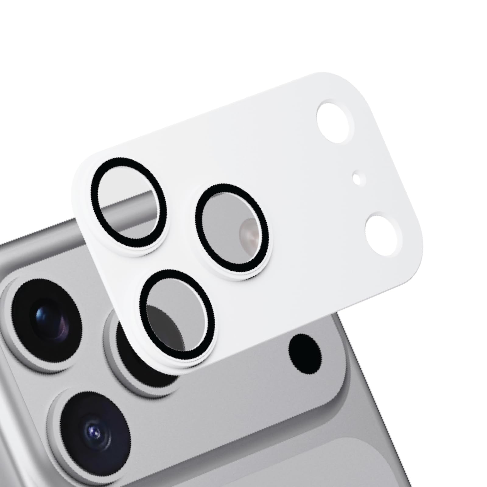 Protezione per obiettivo fotocamera iPhone 17 Pro (bianco, iPhone17 PRO)
