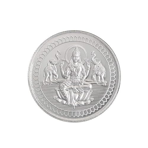 999 Purity 10 Gram Lakshmi Ji Silver Coin