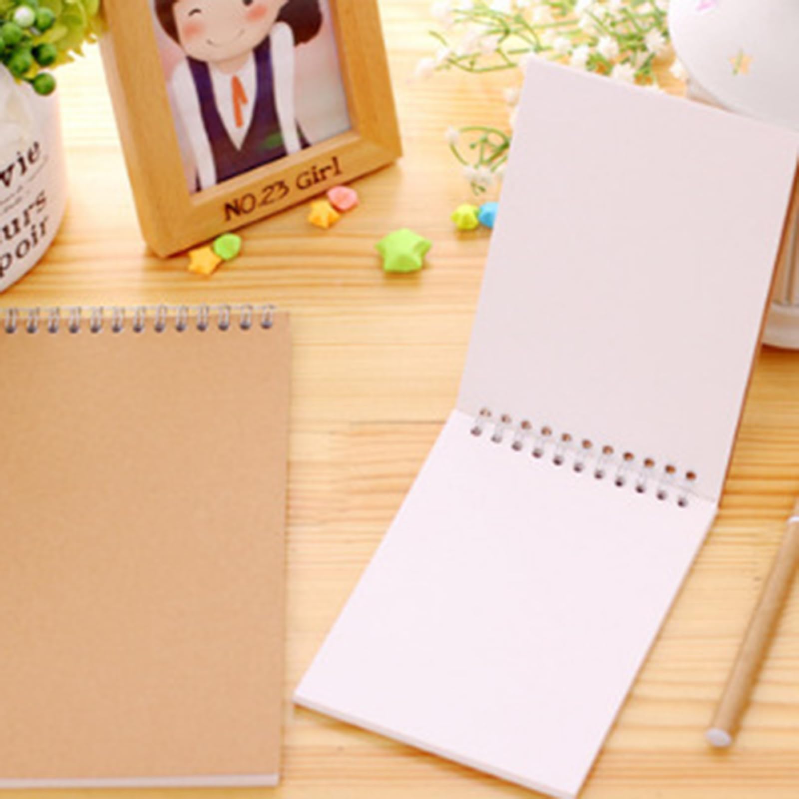 MUKCHAP 25 Pack A6 Spiral Bound Sketchbook, 4x6 Inch Sketch Pads with 60 Sheets/120 Pages for Drawing, Painting