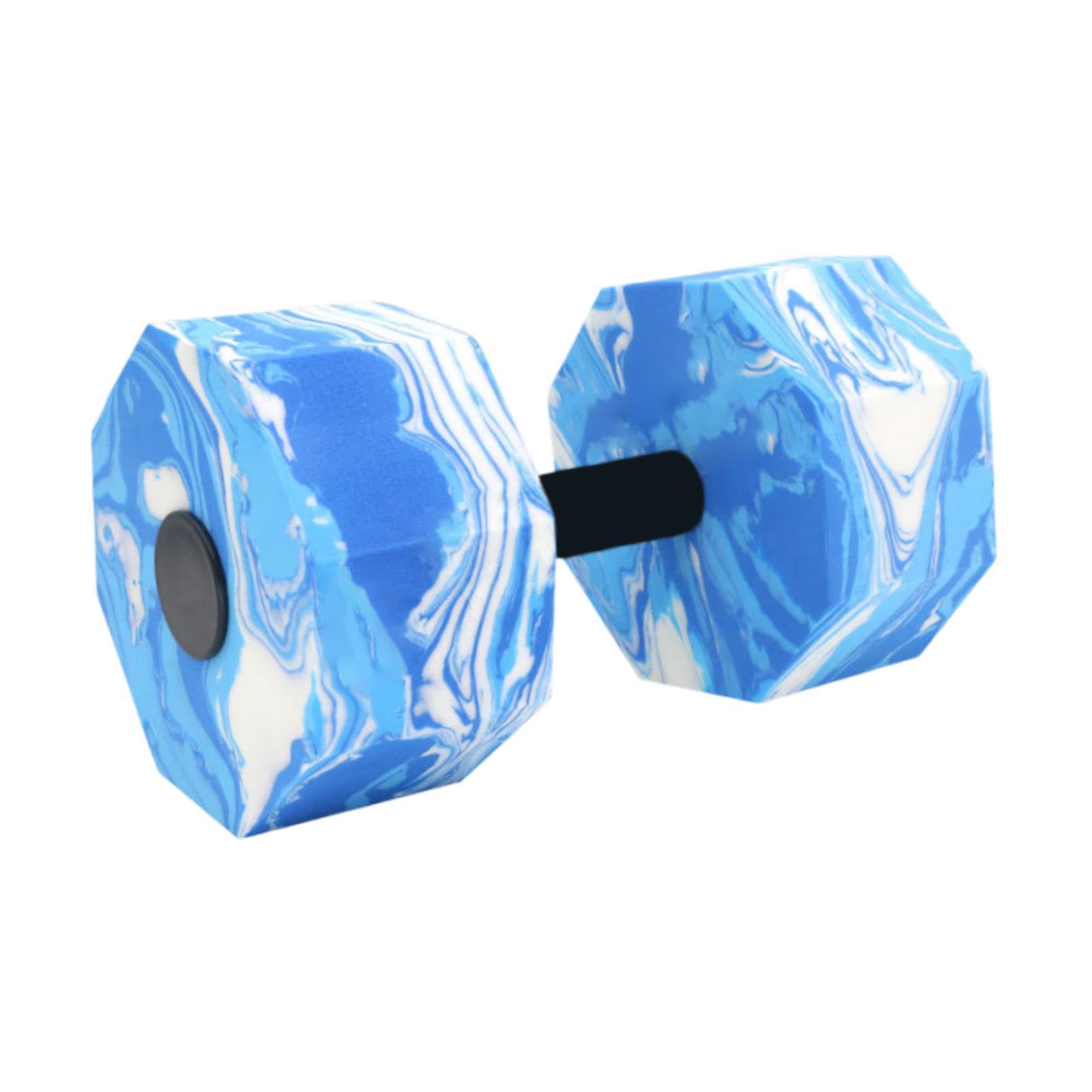 QSTDGVPW Water Aerobics High Density, Training,Fitness,Workouts for Pool Exercise Aquatic Dumbbell for Men Women, Blue White