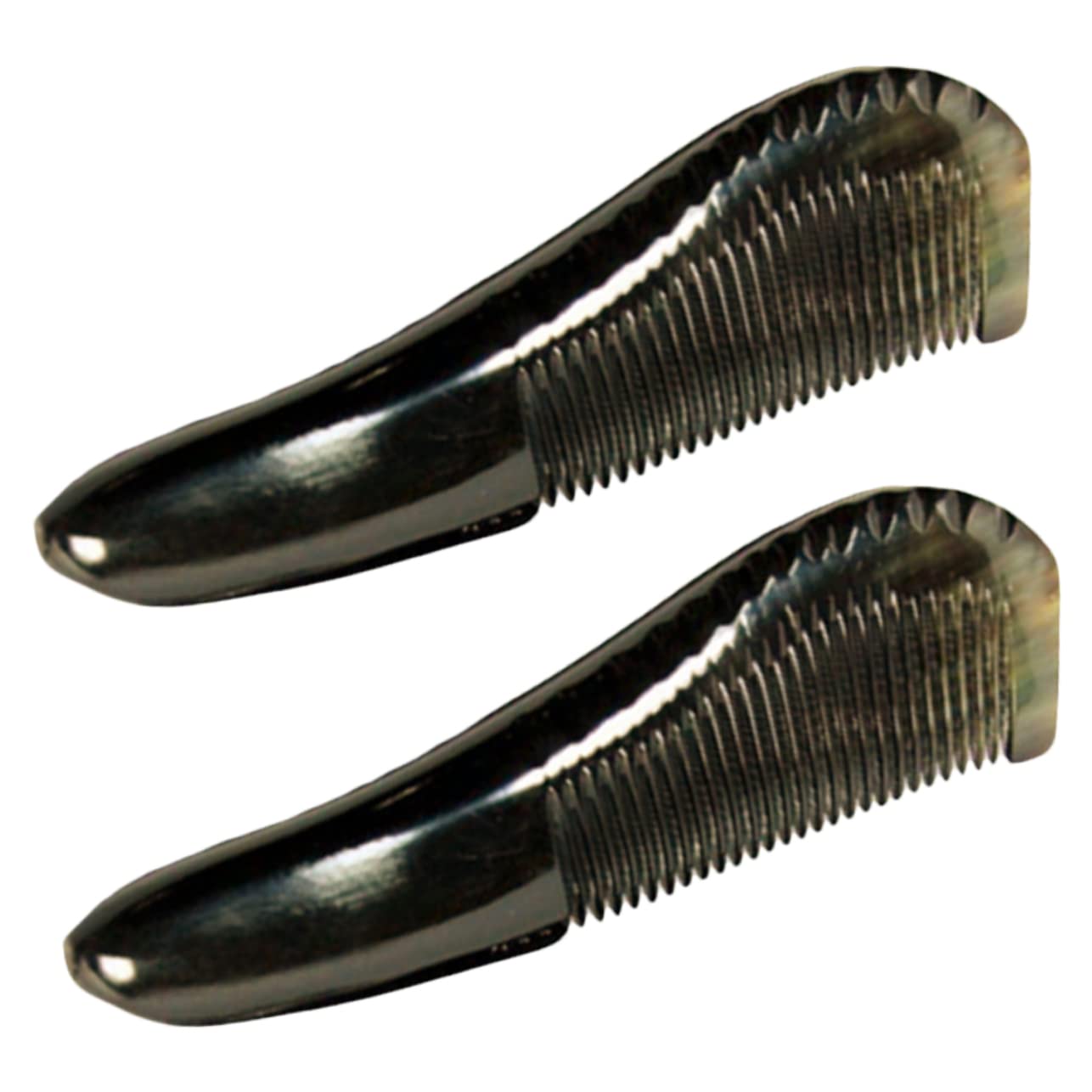Healeved 8pièces Peignes Corne Naturelle De Buffle Accessoires Capillaires Antistatiques Pour Démêler Et Masser Le Chevelu Couleurs Aléatoires